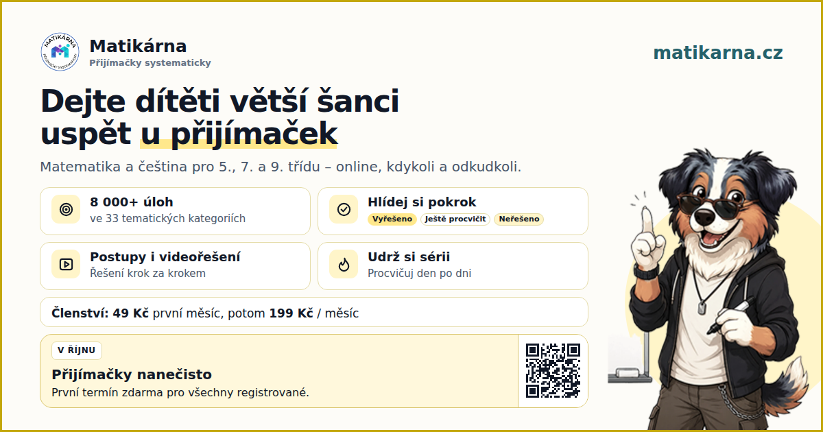 Leták Matikárny na šířku